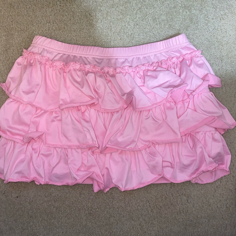 Pink Ruffled Skirt